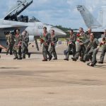Truman Carrier Strike Group Air Wing, Escorts Return